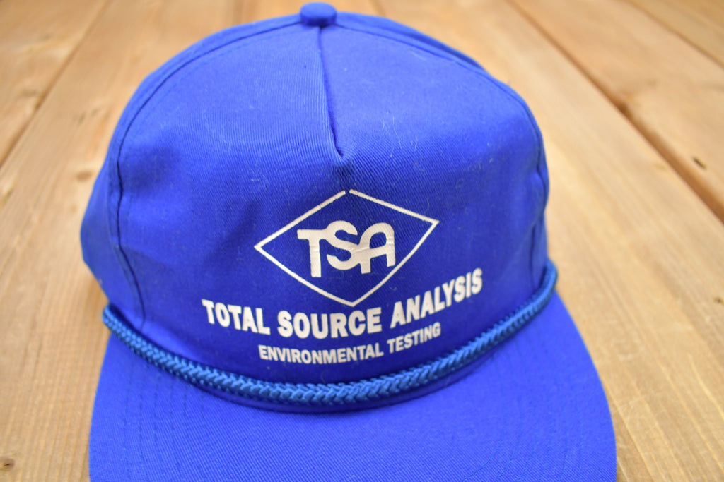 Vintage 1990s Total Source Analysis Environmental Testing Snap Back Hat