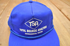 Vintage 1990s Total Source Analysis Environmental Testing Snap Back Hat