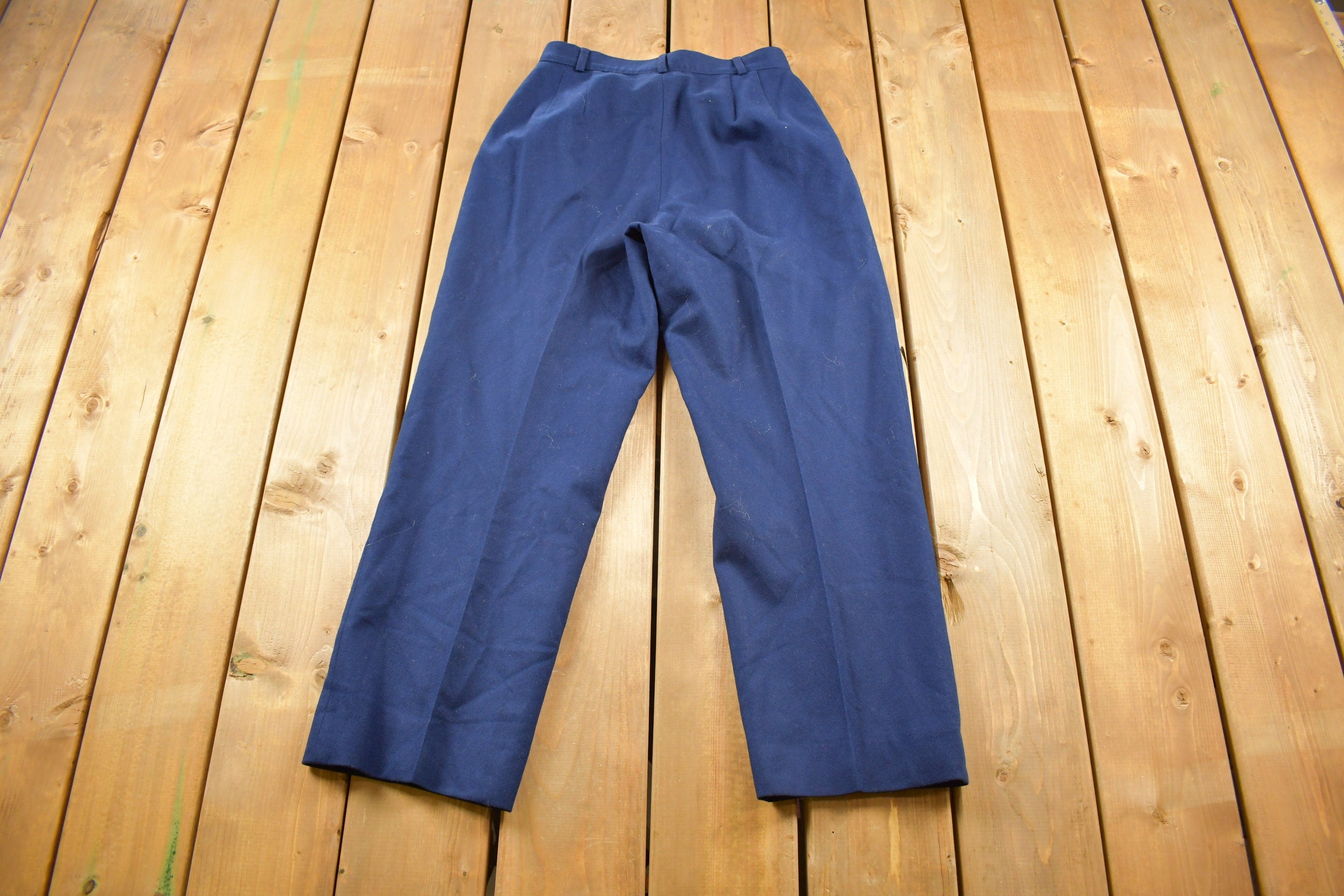 Vintage 1980s Pendleton 100% Virgin Wool Petite Pants Size 37 x 27