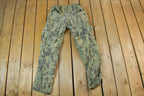 Vintage 1990s Frog Flame Resistant Army Camouflage Cargo Pants Size 30x31