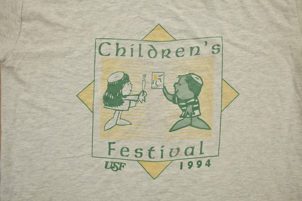 Vintage 1990s Children's Festival USF Graphic T-Shirt