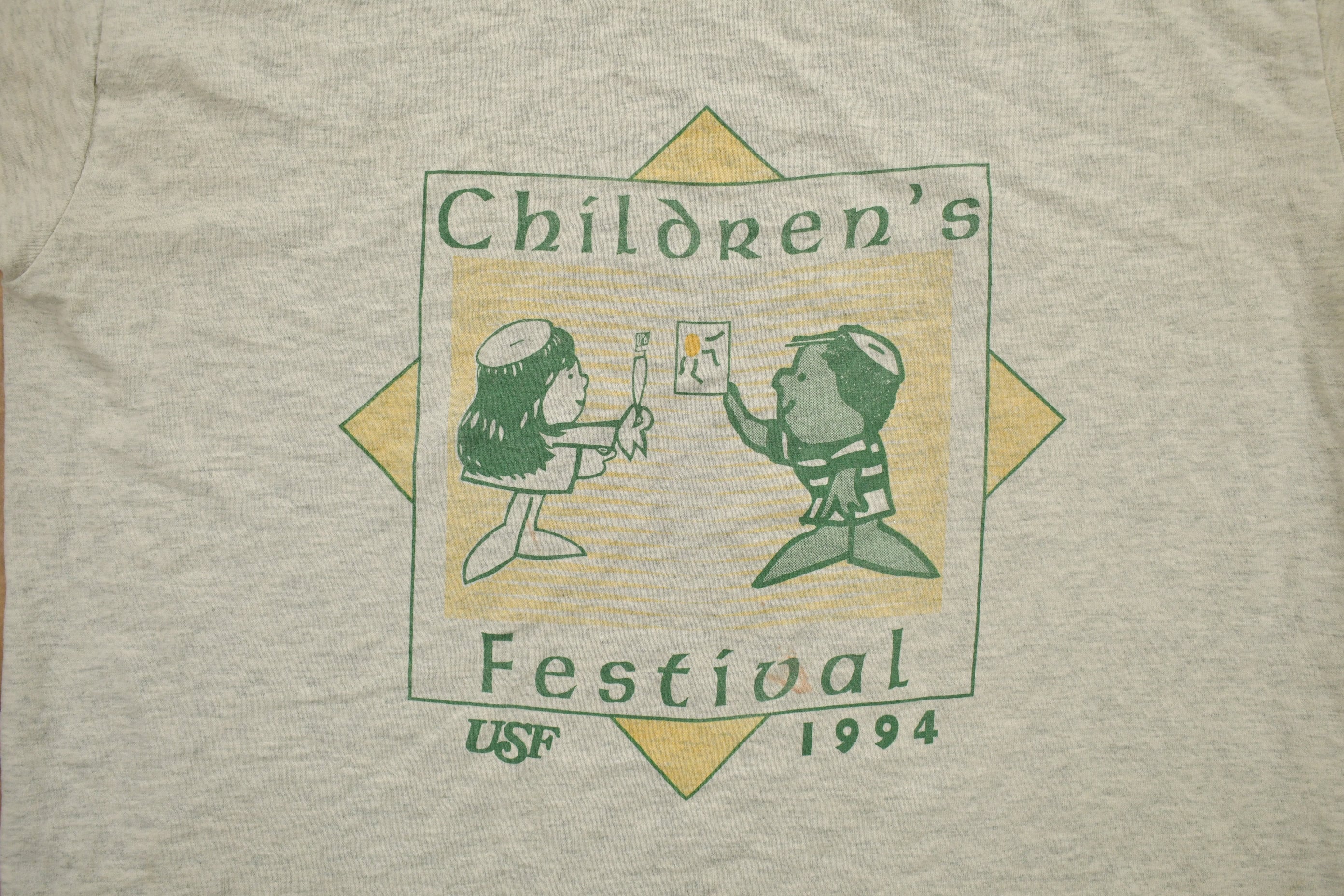Vintage 1990s Children's Festival USF Graphic T-Shirt