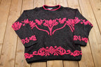 Vintage 1990s Turning Point Knitted Crewneck Sweater