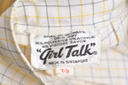 Vintage 1970s Girl Talk Plaid Bell Bottom Trousers Size 25 x 30