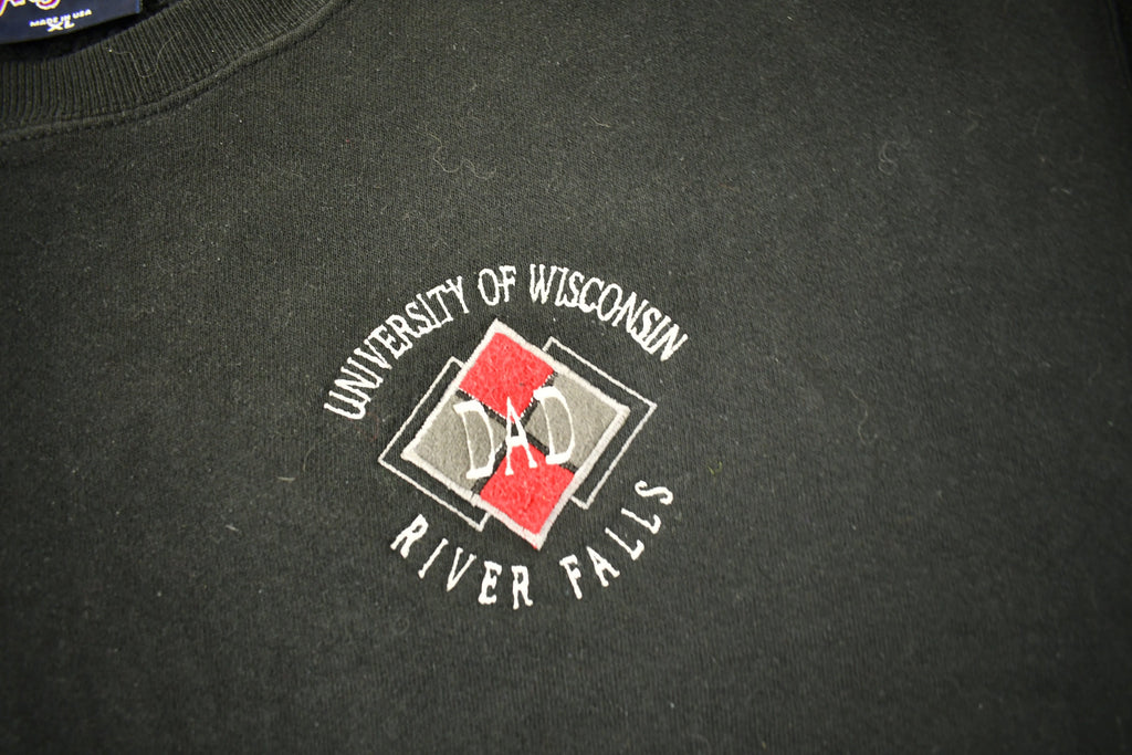 Vintage 1990s University of Wisconsin River Falls Dad Collegiate Crewneck