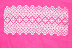 Vintage 1990s Pink Collared Abstract Puffy Print Cute Crewneck Sweater
