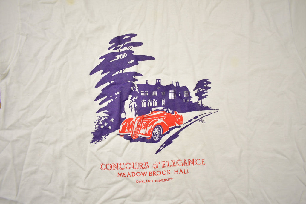 Vintage 1990s Oakland University Meadow Brook Hall Graphic T Shirt