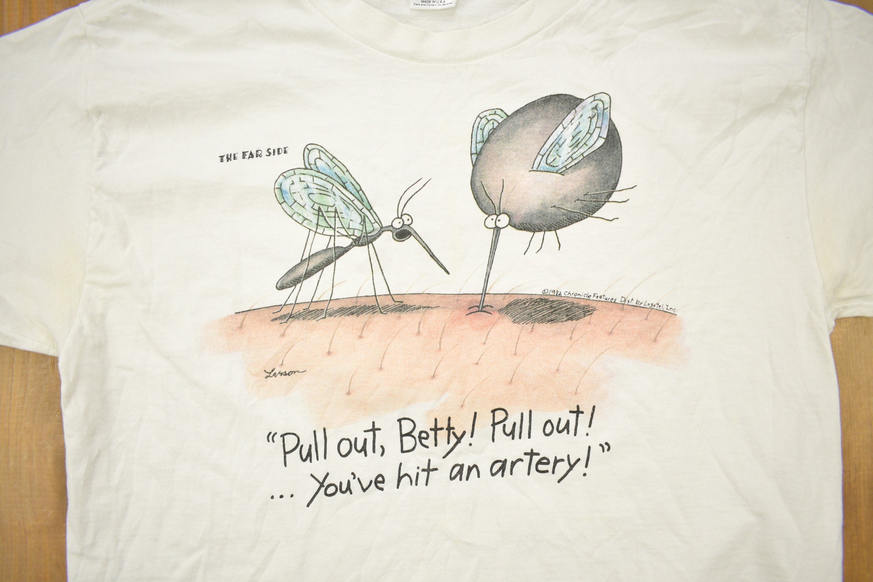 Vintage 1982 Mosquito Comic Graphic T Shirt