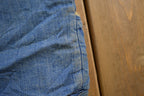Vintage 1990s Denim Jean Sherpa Lined Vest