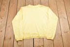 Vintage Euro Flash Yellow Knitted Sweater