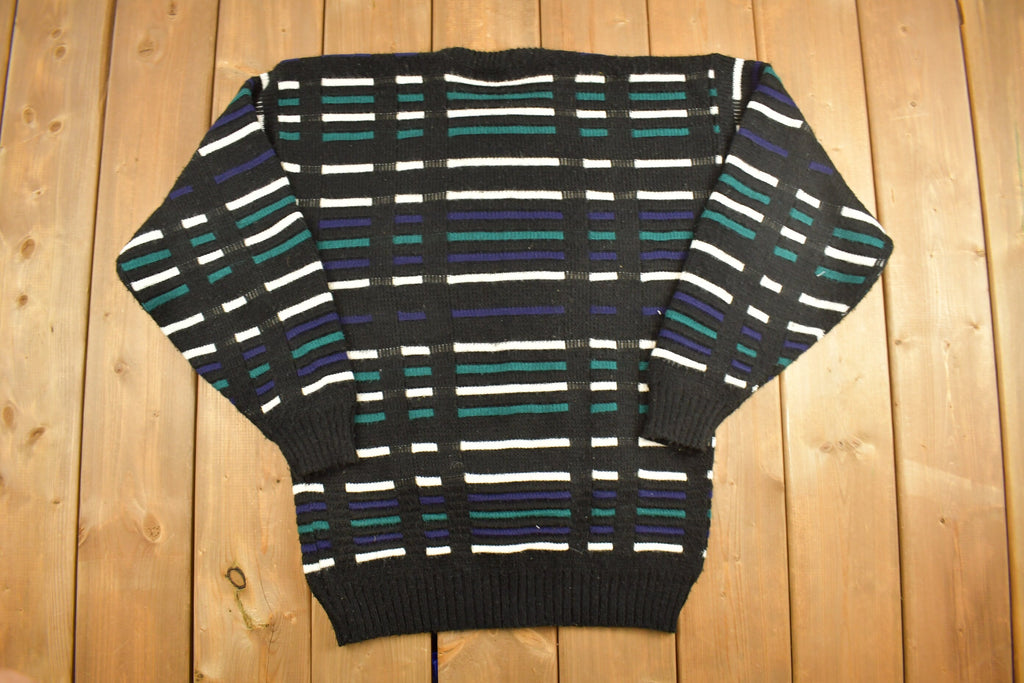 Vintage Scandia Knitted Striped Sweater