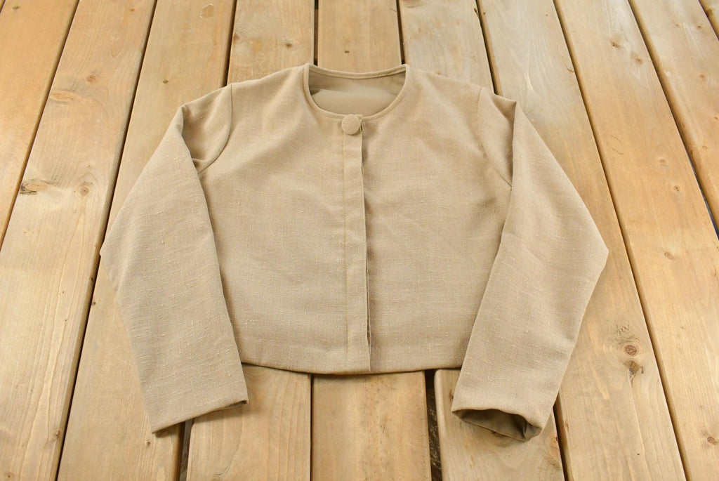 Vintage 1990s Blazer Cropped Jacket Women's M /