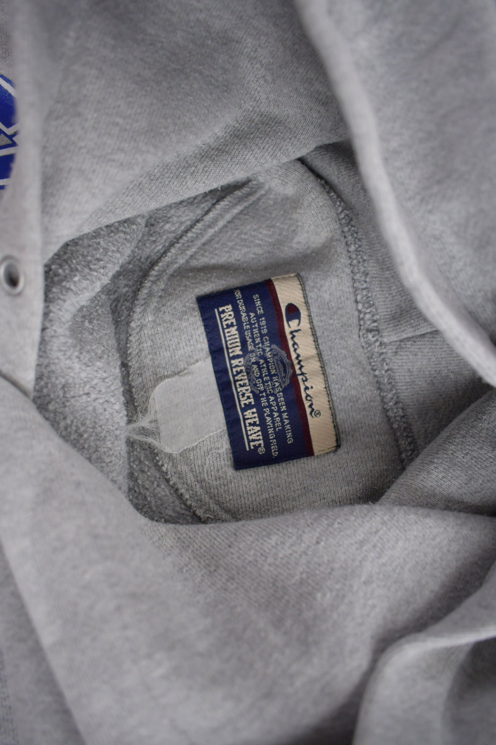 Vintage Y2K Valley Softball Champion Reverse Weave Hoodie / Vintage Champion / Heavy Weight / Streetwear / Grey Hoodie