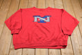 Vintage 1980s NY & Co Plaid Embroidered Crewneck Sweatshirt