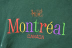 Vintage 1990s Montreal Canada Crewneck Sweatshirt