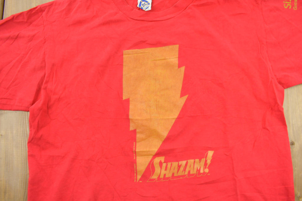 Vintage 1997 Shazam The Flash DC Comics Single Stitch T-Shirt