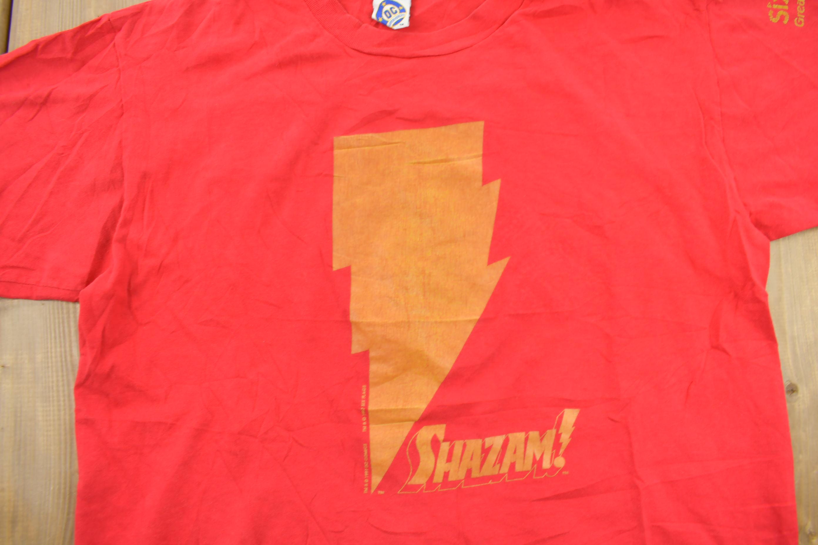 Vintage 1997 Shazam The Flash DC Comics Single Stitch T-Shirt