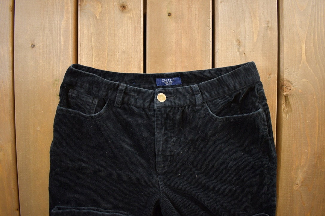 Vintage 1990s Chaps Corduroy Pants Size 30x25