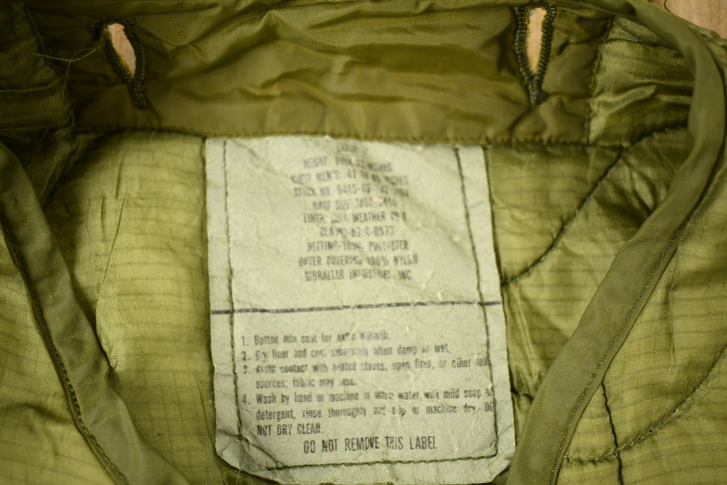 Vintage 2000 M65 Military Jacket Lining