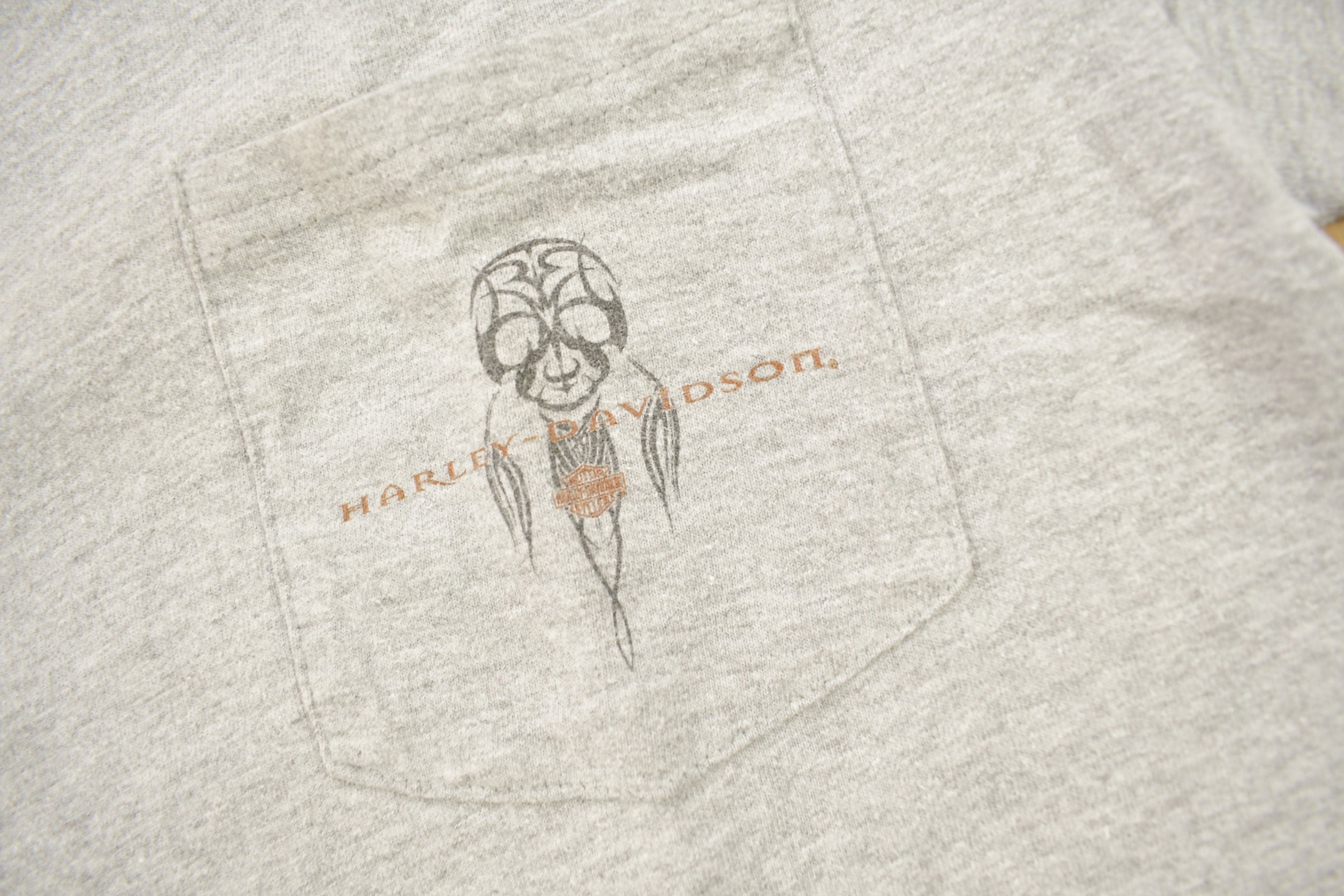 Vintage 1990s Big Moose Harley Davidson Portland Maine T-Shirt