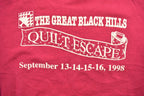 Vintage 1990s Red Quilt Escape Crewneck Sweatshirt
