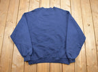 Vintage 1990s Blank Blue 'Jerzees' Crewneck Sweatshirt