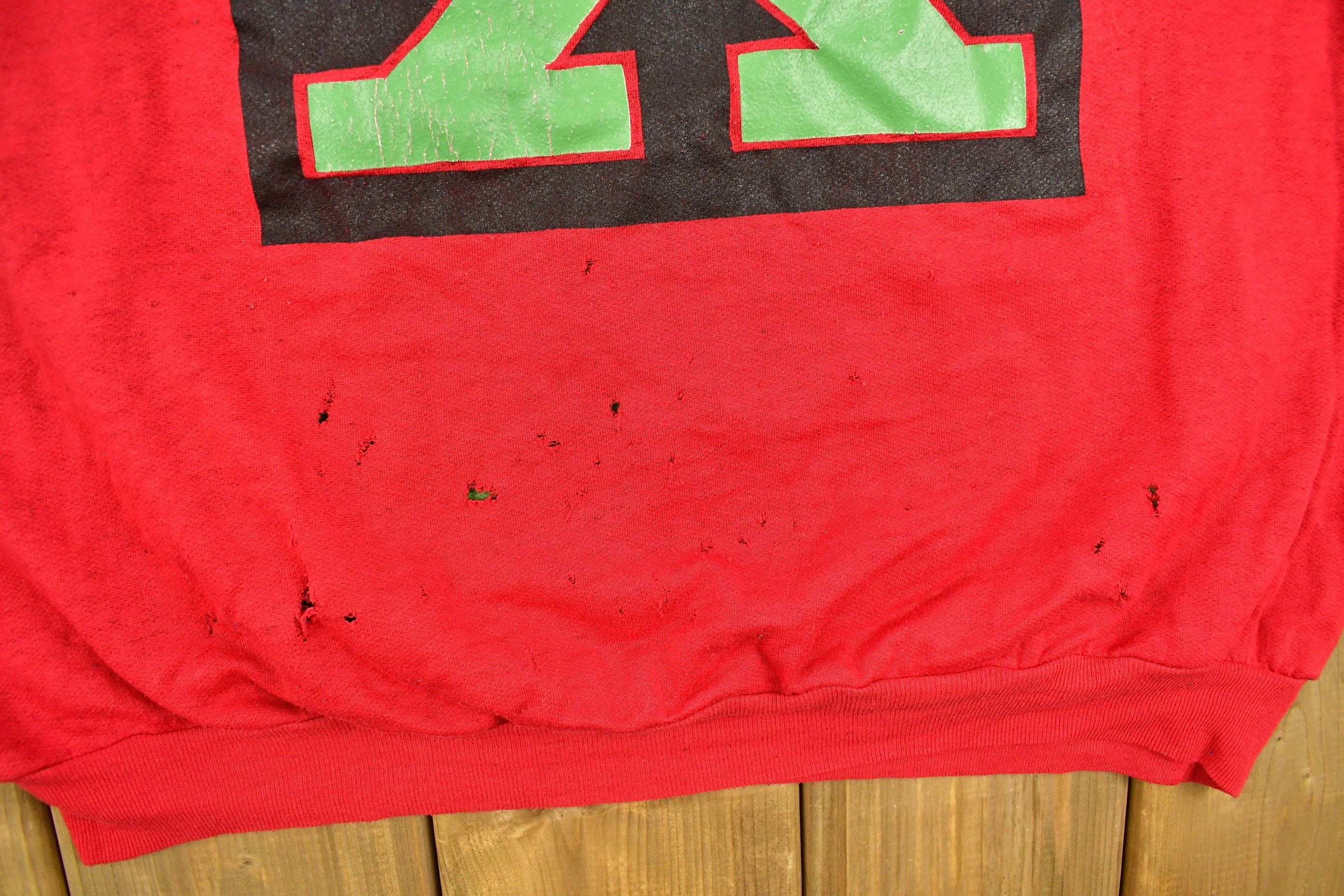 Vintage 1990s Malcom X "X" Color Block Hoodie