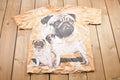 Vintage 2000 Pug Graphic Garment Dyed T-Shirt