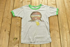 Vintage 1980s O'Keefe Beer Promo Ringer T-Shirt