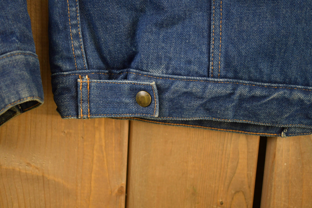 Vintage 1990s Rio Grande Outerwear Sherpa Lined Denim Jacket