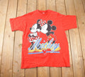 Vintage 1990s Disney Mickey & Minnie Mouse Graphic T-Shirt Made In USA One Size
