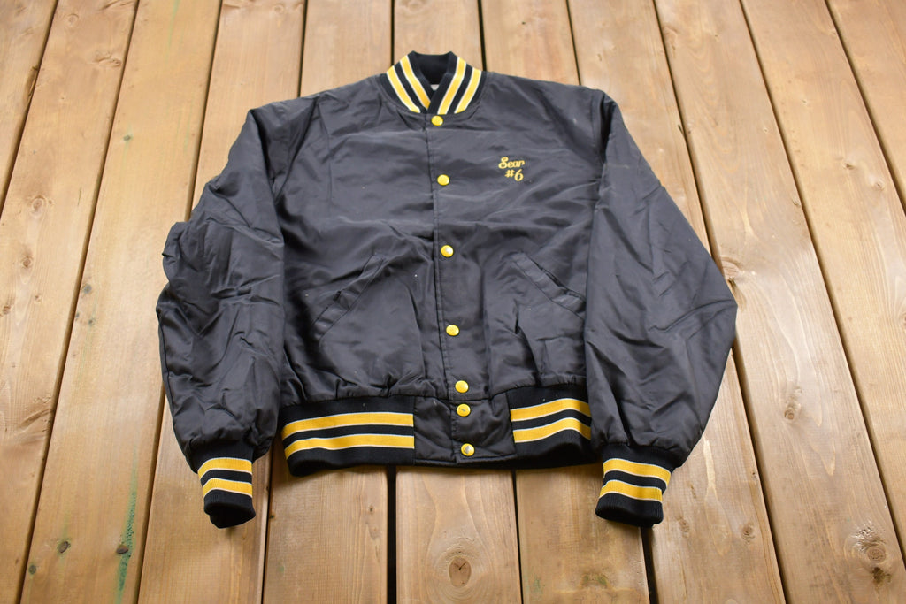 Vintage 1990s Holloway Livonia Wolves Bomber Jacket