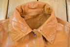 Vintage 1970s Leather Long Jacket