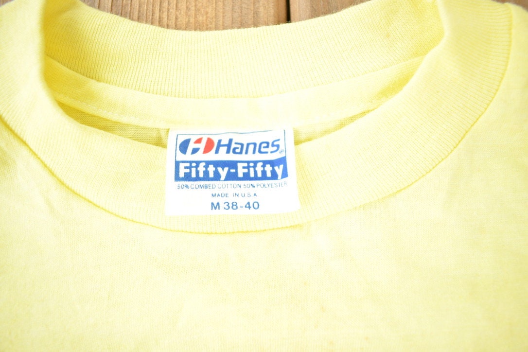 Vintage 1990s Folly Beach South Carolina Souvenir Travel T Shirt Made In USA