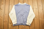 Vintage 1990s Cute Quarter Button Collared Sweater