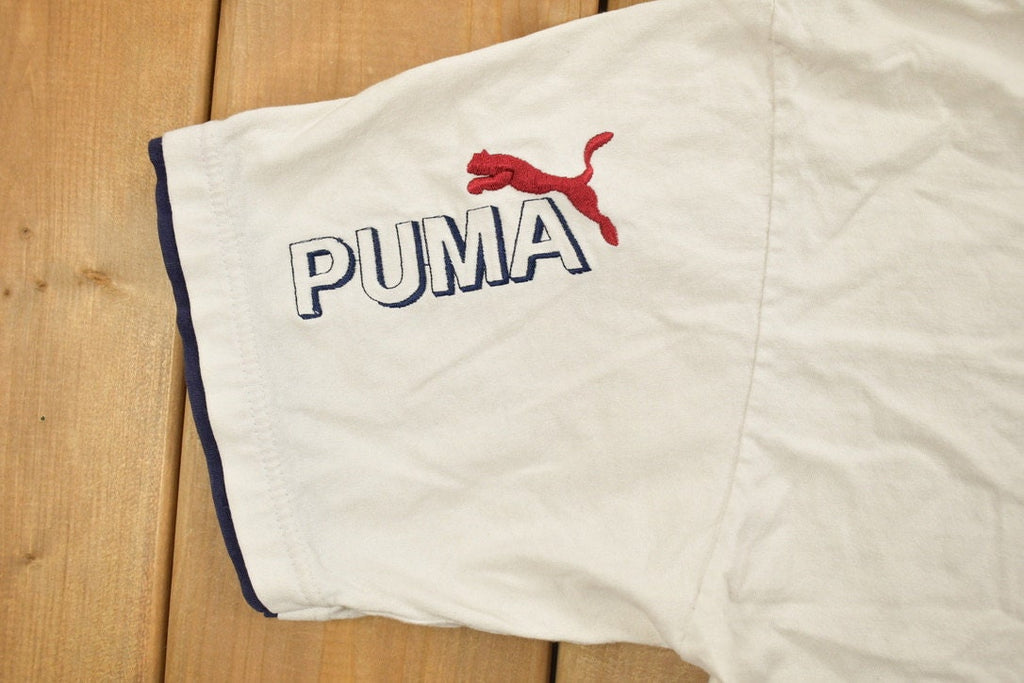 Vintage 1990s Embroidered Puma T-Shirt