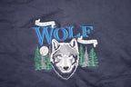 Vintage 1990s Lone Wolf Lodge Embroidered Crewneck Sweatshirt