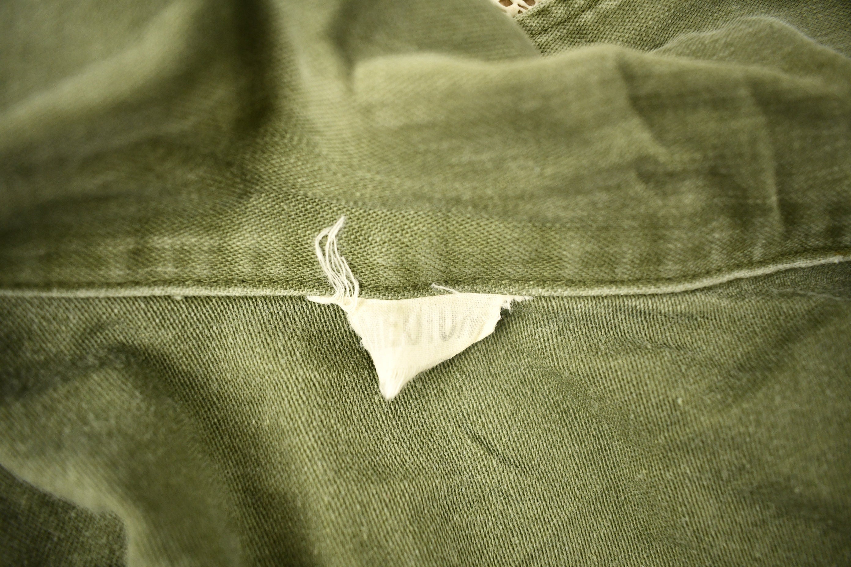 Vintage 1970s OG 107 Military Button Up Shirt
