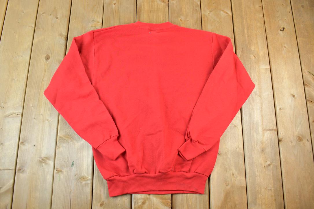 Vintage 1990s Teach The Future Crewneck Sweatshirt