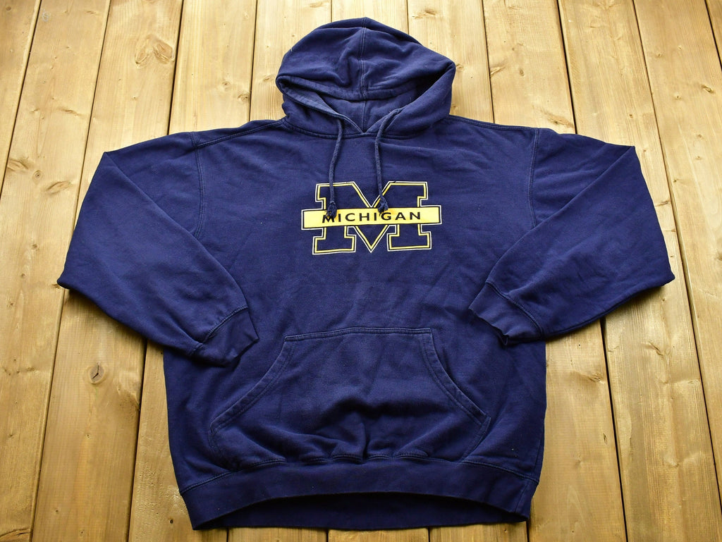 Vintage 1990s University of Michigan State Wolverines Collegiate Hoodie