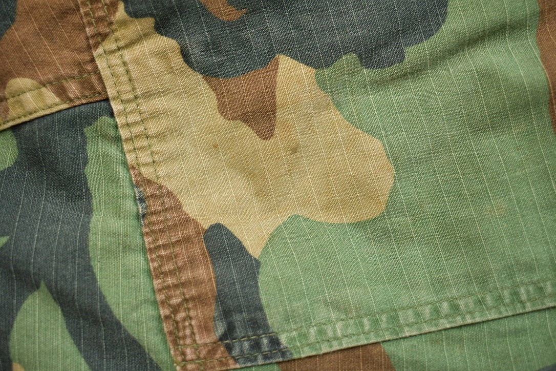 Vintage Military Button Up Shirt