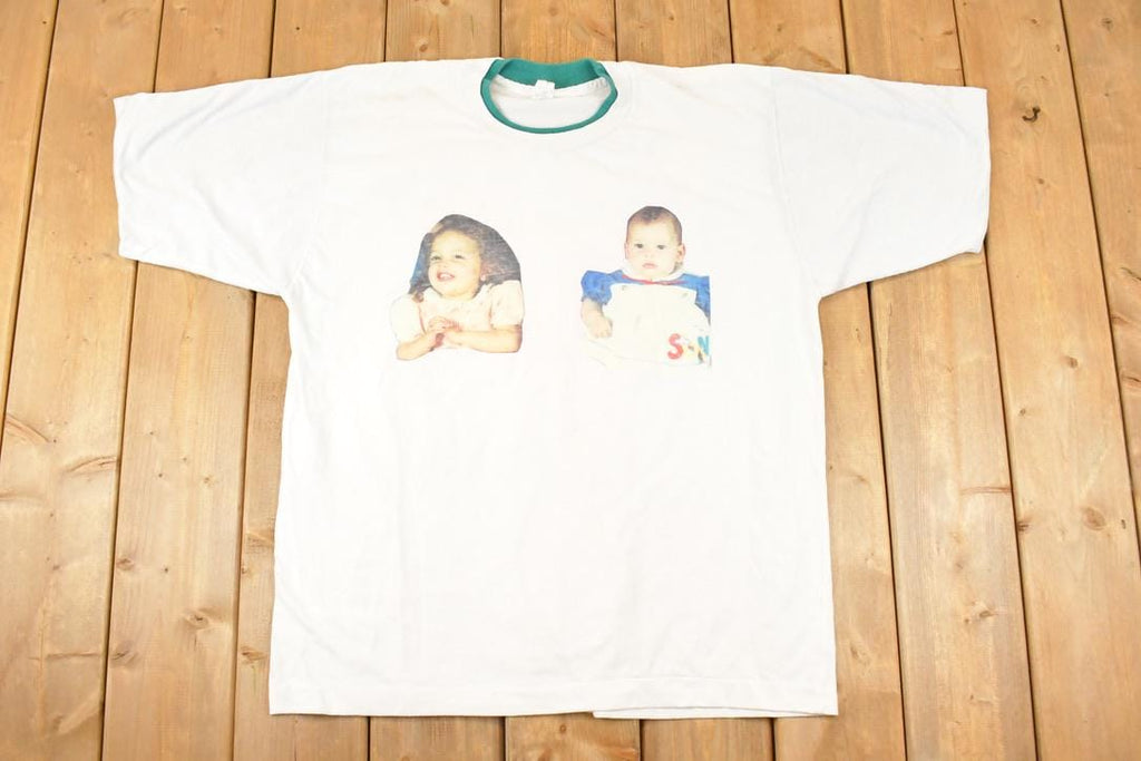 Vintage 1990s Double Sleeve Souvenir Travel T-Shirt Men's XL
