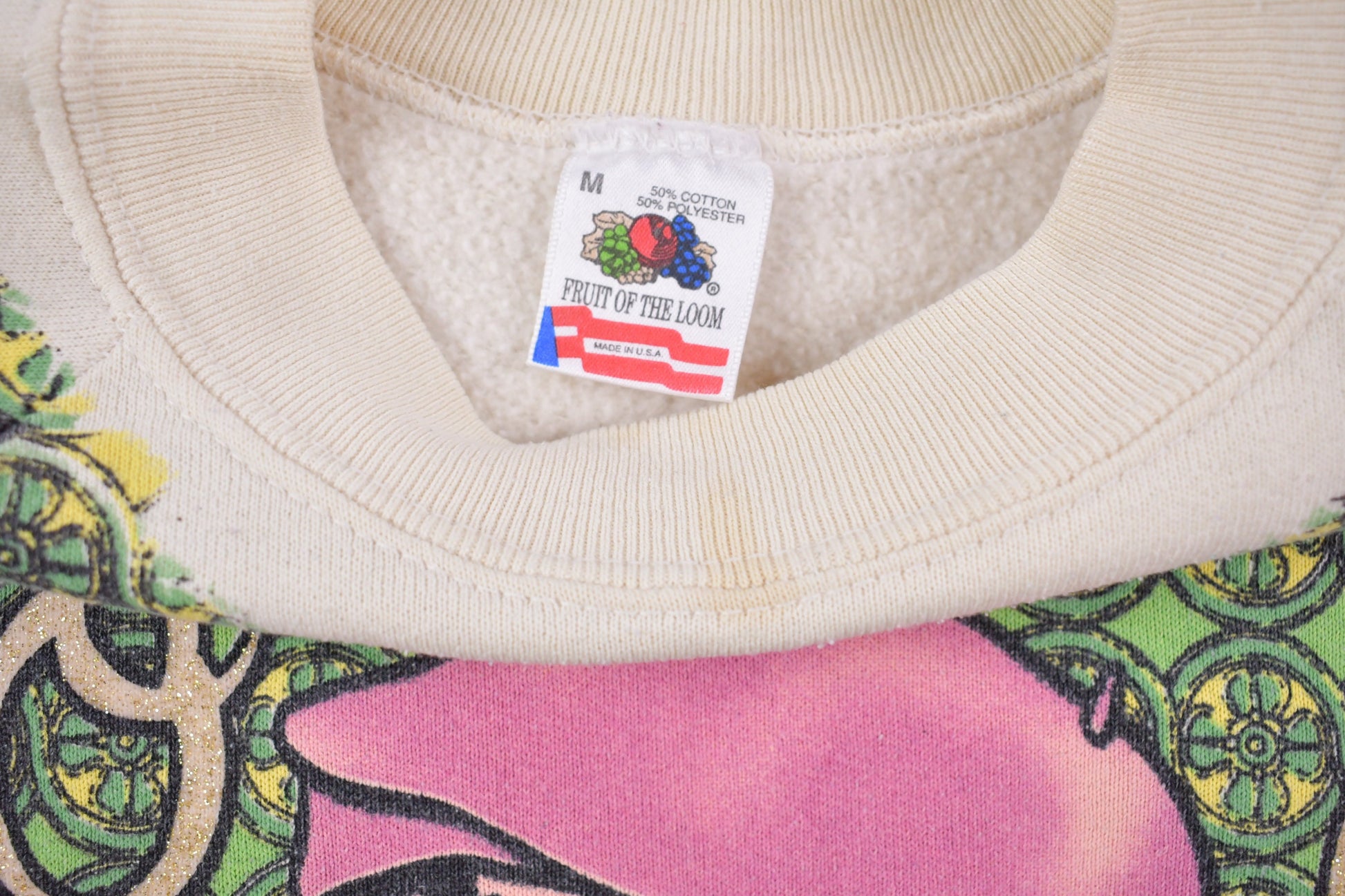 Vintage 1990s Betty Boop " You Go Girl" All Over Print Crewneck Sweatshirt Made in USA / 90s Crewneck / Rare Vintage Fruit Of The Loom