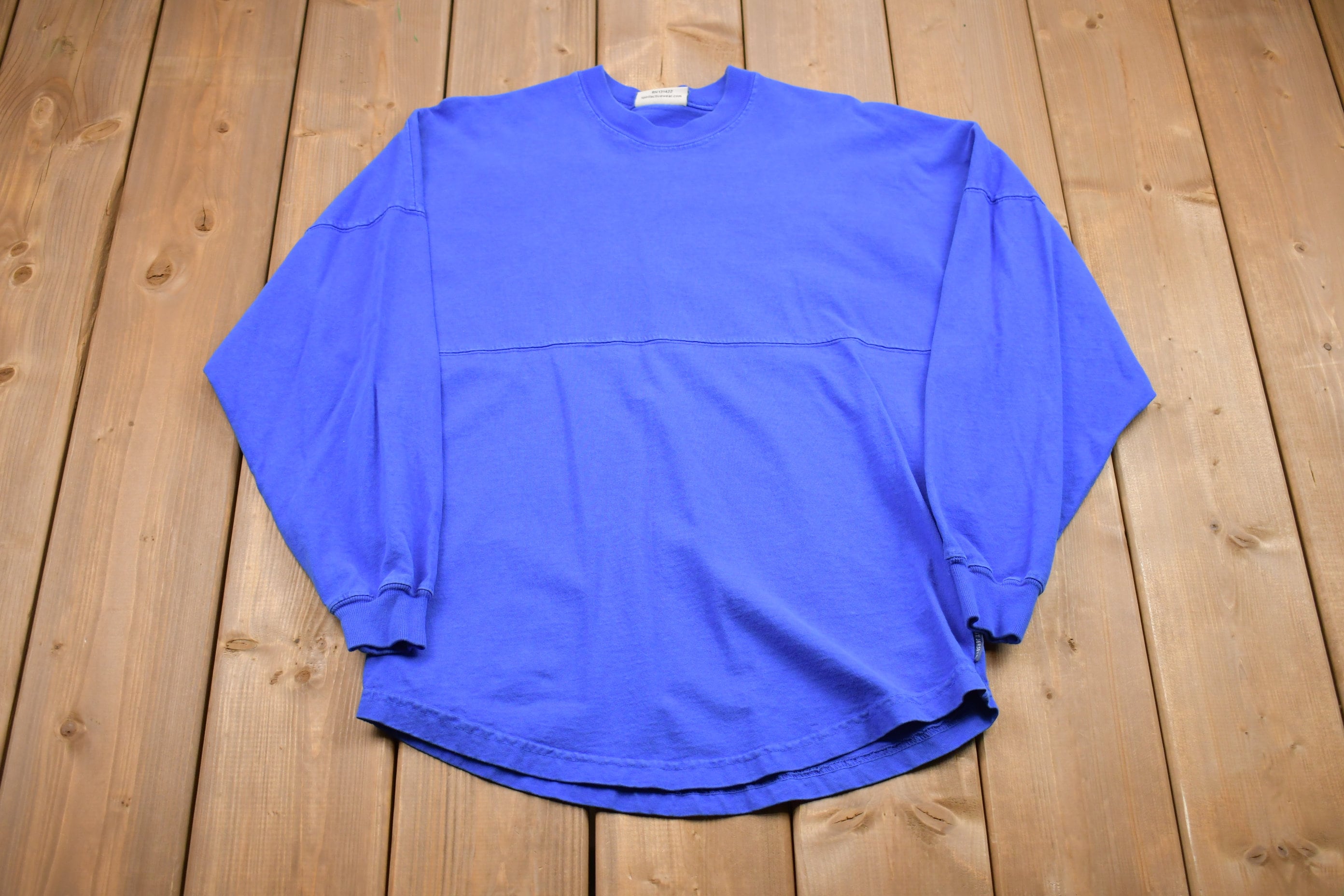 Vintage 1990s Buffalo New York Spell Out Back Print Long Sleeve T-Shirt