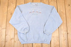 Vintage 1990s Bite Me St Michaels Embroidered Mosquito Crewneck Sweatshirt Mens L