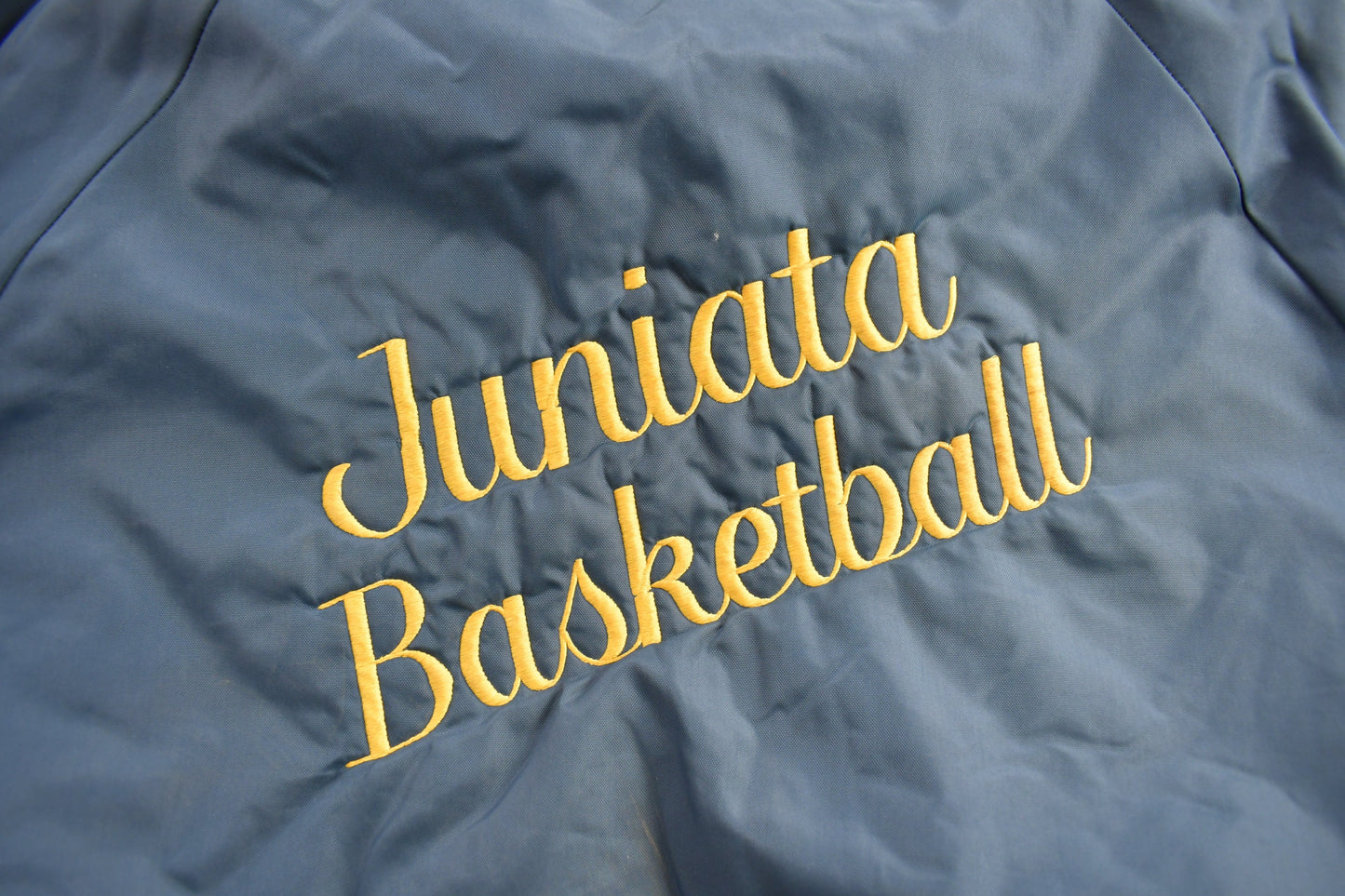 Vintage 1980s Hartwell Jackets Juniata Basketball Bomber Jacket / Athleisure Sportswear / Streetwear Fashion / Sports Apparel / Made In USA