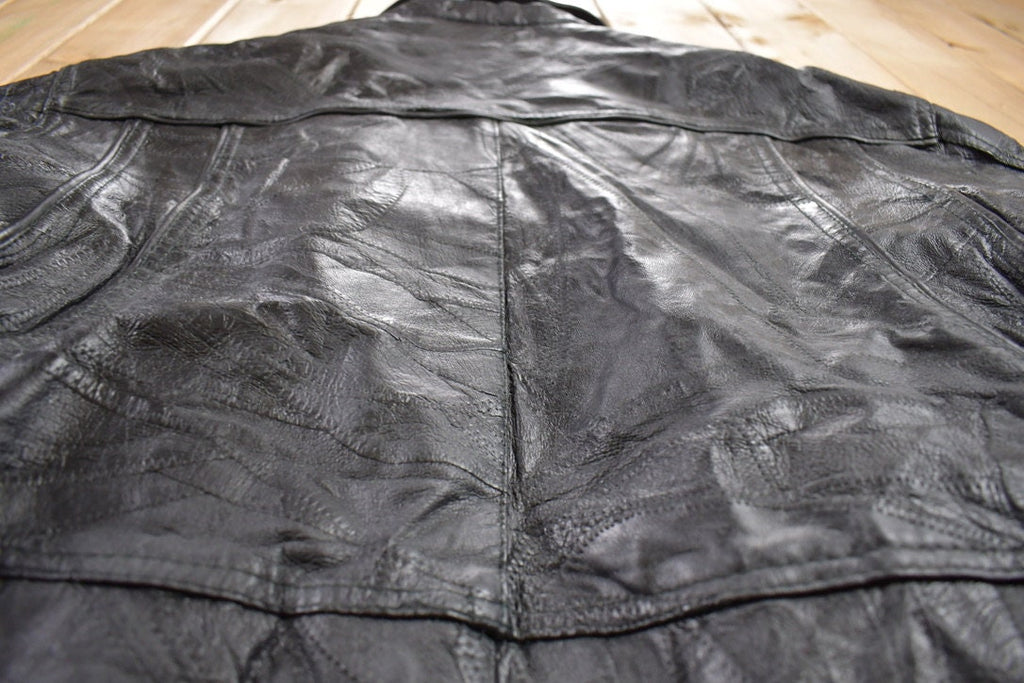 Vintage 1980s Deadstock Giovanni Navarre Leather Jacket