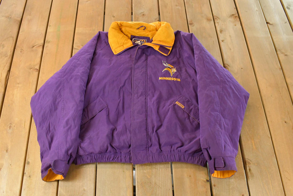 Vintage 1990s Minnesota Vikings NFL Football Jacket Men's XL