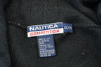 Vintage 1990s Nautica Competition EPG Fleece Hoodie Sweatshirt Mens / Sportswear / 90s Fleece Hoodie / Made In USA / Outdoorsman