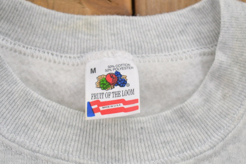 Vintage 1991 Alaska Fire Weed Flower Graphic Crewneck Sweater